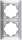 Entac Arnold Vertical Wall Frame 2 Silver