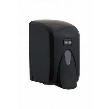 Vialli Foam soap dispenser, ABS plastic, black, 500 ml