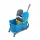 Carucior de curatare, cadru plastic, albastru, 24 litri