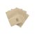 Infibra Szalvéta Madre Terra 1 rétegű 17x17cm barna 100% eco 250 lap/csomag, 8 csomag/doboz