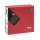 Servetel Infibra 33x33cm rosu 2 straturi 50 foi/pachet 