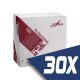 Infibra Szalvéta 25x25cm fehér 2 réteg 100 lap/csomag (30 csomag)