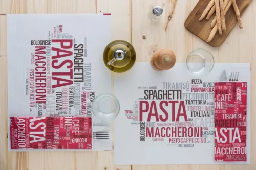 Infibra placemat Ristó pattern 30x40 cm 250 pieces/pack