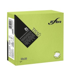 Infibra Szalvéta 38x38cm Almazöld 2 réteg 40 lap/csomag 