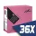 Infibra Szalvéta 38x38cm Fuxia 2 réteg 40 lap/csomag (36 csomag)