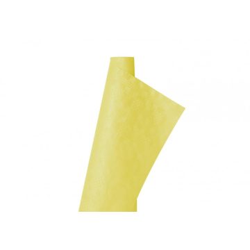 Infibra asztalterítő damask 1 rétegű 1,2x7m sárga 