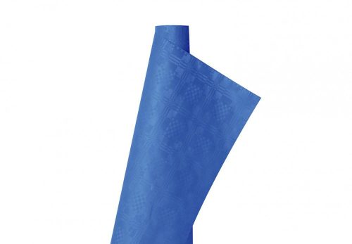 Infibra tablecloth damask 1 layer 1.2x7m, blue, 25 rolls/carton