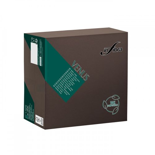 Infibra Napkin Royal 40x40cm Greige 4 layers 50 sheets/pack (24 packs/box)