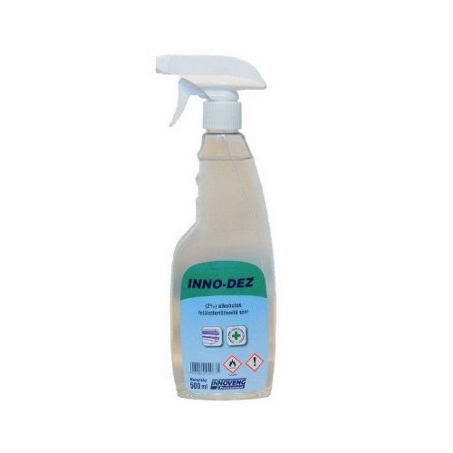 Innodez 2% tool and surface disinfectant solution with 0.5L spray nozzle