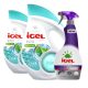 IGEL hipoallergén mosógél 2x 2 L (50 mosás) + Grátisz IGEL univerzális tisztító 650 ml