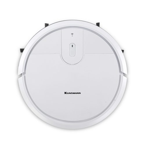 Klinsmann (Alpha) intelligenter Roboterstaubsauger mit Trocken- und Nassreinigung schwarz