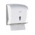 Vialli V folded hand towel dispenser, ABS plastic, 300 sheet capacity, white