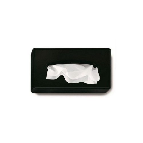 Packing cosmetic tissue dispenser box, matt black, ABS plastic