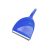 Garbage shovel plastic blue