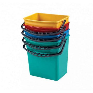Plastic 5L green bucket
