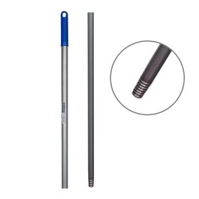 Metallstiel mit Gewinde, blau 130cm