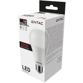 Entac LED Globe E27 12W WW 3000K