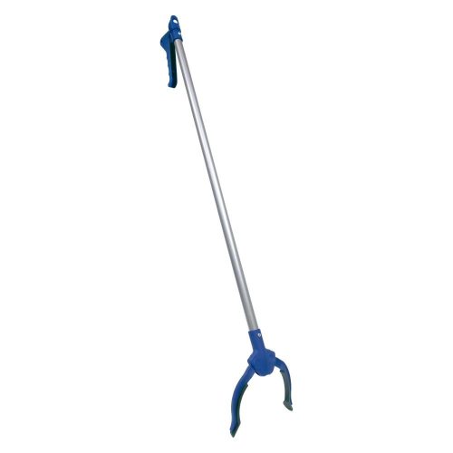 Handle tipping shovel + broom set blue