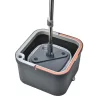 Spin Mop rotating head mop set with flat mop (bucket handle wringer 2 mops)
