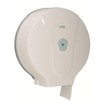   Vialli Maxi toilet paper dispenser ABS plastic, white, 8 pcs/carton
