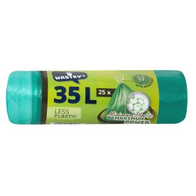   Folistar HNAT sac de gunoi 53x60cm, 35 litri HDPE albastru, cu bandă, 25 buc/rolă