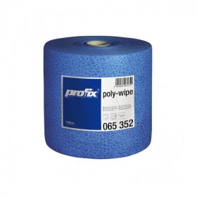   PROFIX Poly-Wipe Plus blue industrial wipes 1 ply blue 500 sheets/roll 1 roll/shrink
