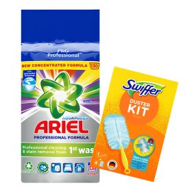   Ariel Professional mosópor Color 130x/7,15 kg (ajándék Swiffer portörlővel)