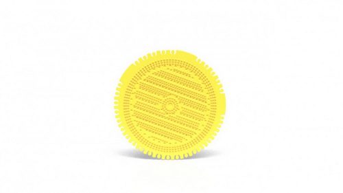 Piszoár illatosító rács Carpex, wave, citrus (sárga)