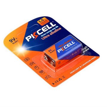 PKCELL Alkaline battery 9V 6LR61 1pc