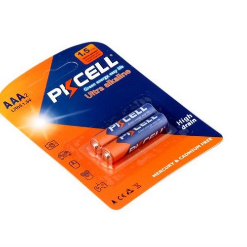 PKCELL Alkaline battery AAA LR03 2 pcs