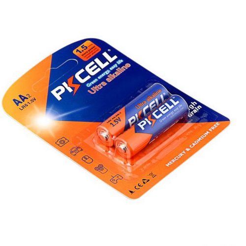 PKCELL Alkaline battery AA LR6 2 pcs