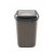 Plafor Quatro spring tipping dustbin with lid 28L Mocca