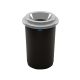 Plafor ECO round, cylinder trash can 50L steel color