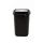 Coș de gunoi Plafor Quatro cu capac basculant cu arc 45L negru/argintiu