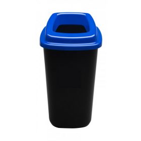   Plafor Sort szelektív hulladékgyűjtő, szemetes 45L fekete/kék