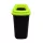 Colector selectiv de deșeuri Plafor Sort, coș de gunoi 28L verde/negru