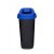 Plafor Sort selective waste collection, dustbin 90L black/blue