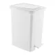 Kunststoff-Treteimer, silber/grau 15L