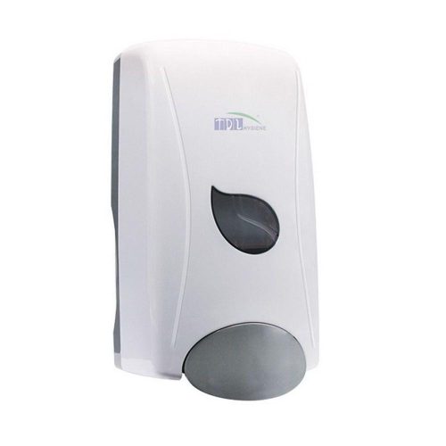 Foam soap dispenser with 1 liter refillable tank