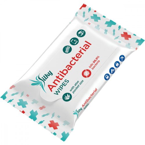 Wet wipes, antibacterial Silky 10 pieces