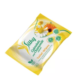   Wet cleaning and toilet tissue (toilet paper) Silky 40 pieces, flushable
