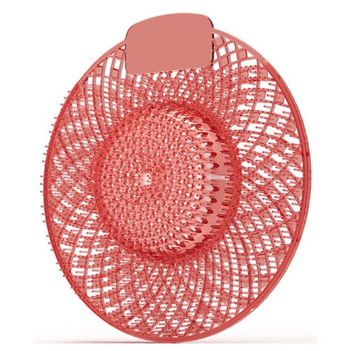 Piszoár bio enzimes illatosító rács Spiral, bogyós-gyümölcs (narancs-piros) 