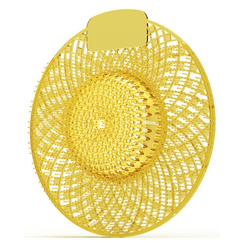 Piszoár bio enzimes illatosító rács Spiral, citrom illatú (sárga)