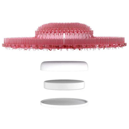 Piszoár bio enzimes illatosító rács Spiral, mangó illatú (sötét sárga)