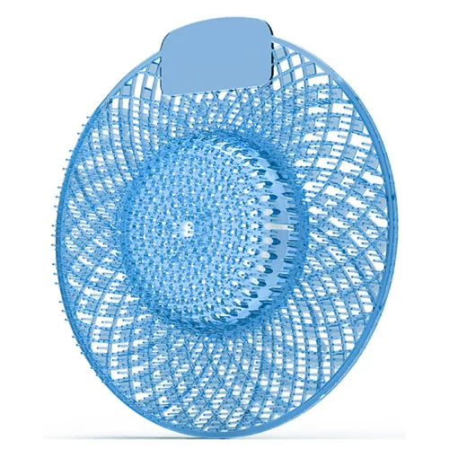 Piszoár bio enzimes illatosító rács Spiral, óceán illatú (kék)