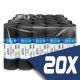 Szemeteszsák fekete 70x110 20mikron 135L 10db/tekercs (20 tekercs)