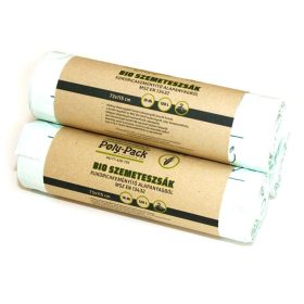   Cornstarch based (EN13432) PLA bag 730x1150x0.03mm, 120L, 10 pieces/roll