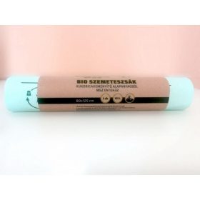   Cornstarch based (EN13432) PLA bag 800x1250x0.03mm, 135L, 5 pieces/roll