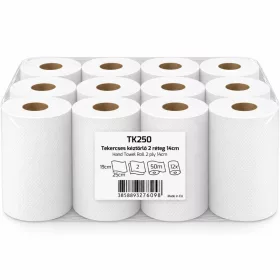   Alpha Mini hand towel roll 2 layers 50m cellulose 12 rolls/shrink