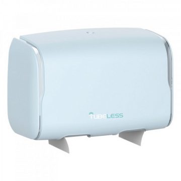 Tubeless Mini Duo toilet paper dispenser